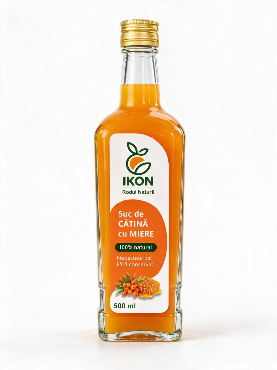 Suc de Cătină cu Miere 500ml